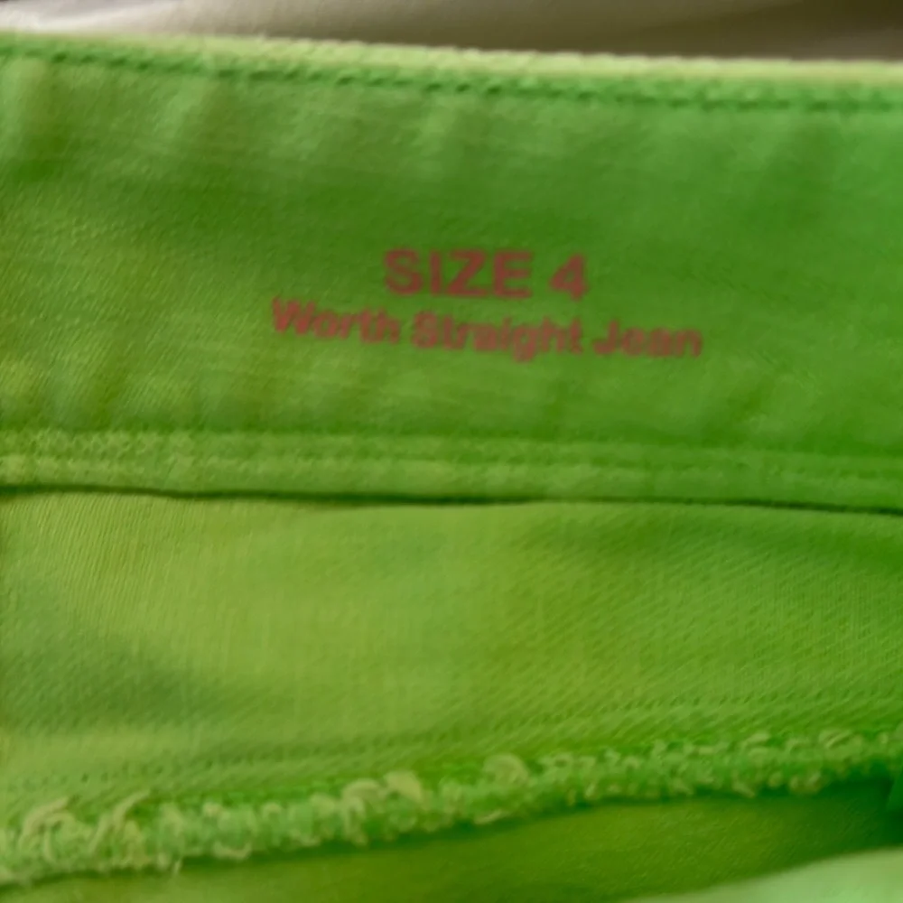 Lilly Pulitzer Green Straight Leg Jeans size 4 - Picture 2 of 6